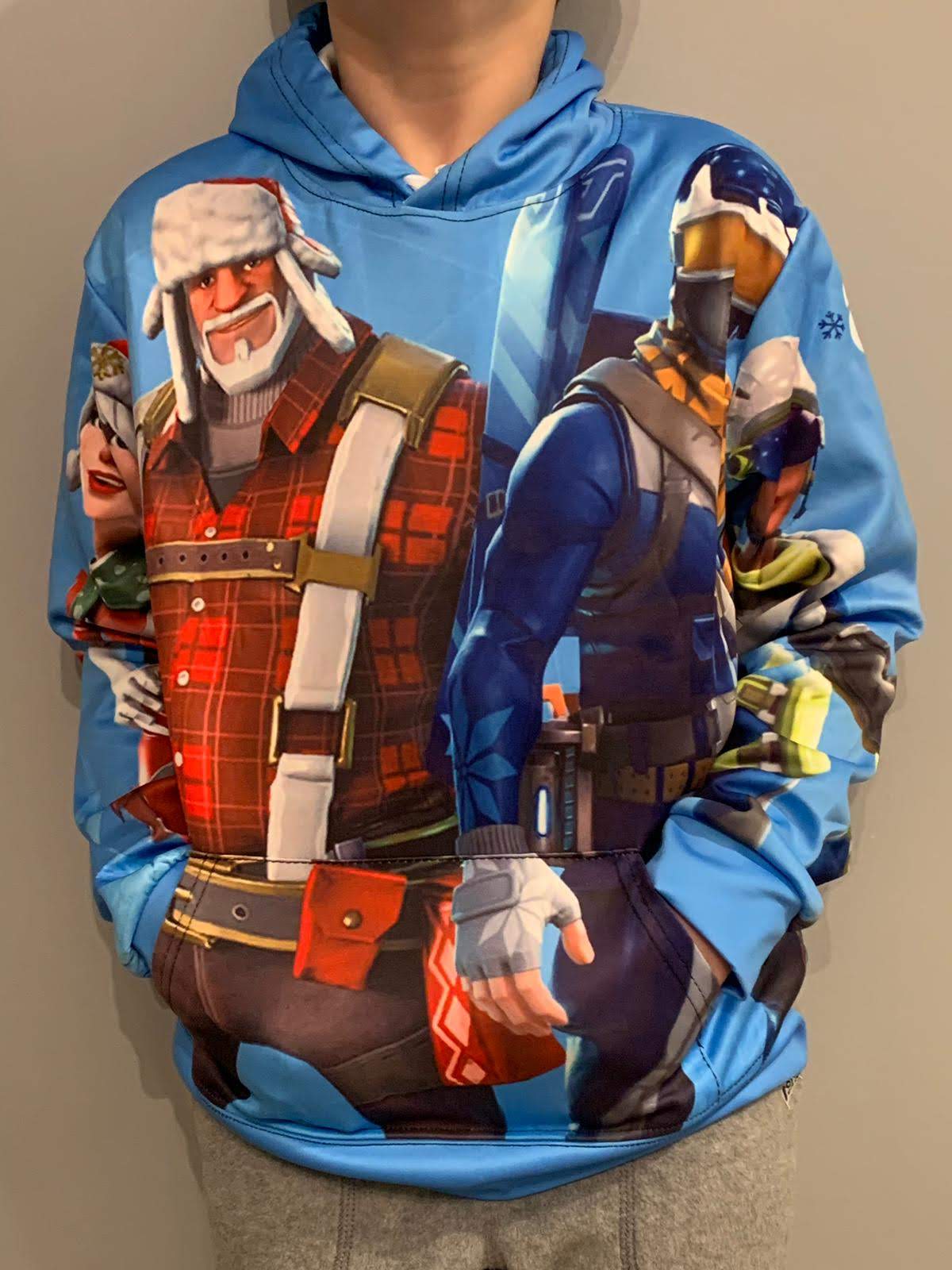 Christmas Skin Fortnite Battle Royale Graphic Hoodies